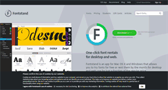 Desktop Screenshot of fontstand.com